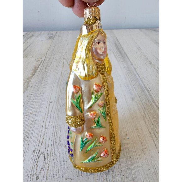 Patricia breen vivialdi girl Gold spring tulip lady ornament Xmas glitter tree - Picture 2 of 8